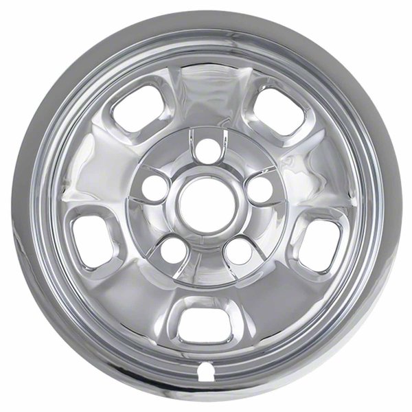 Coast2Coast 17", 5 Spoke, Chrome Plated, Plastic, Set Of 4, Compatible With Steel Wheels IWCIMP88X